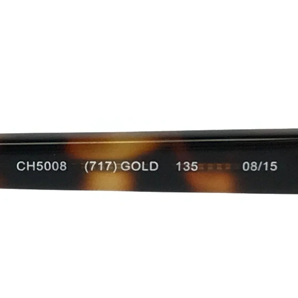 Cole Haan Eyeglasses Frames CH5008 717 GOLD Tortoise Square Wire Rim 52-17-135